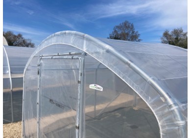 Housse de protection Bâche blanche transparente pour serre jardin extérieur  imperméable à l'eau coupe-vent toit ombrage réparation ruban PVC
