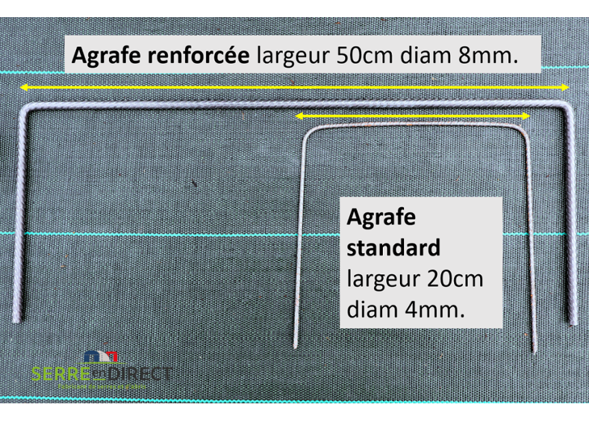 agrafe de paillage de qualité supérieur